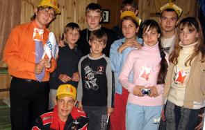 Ульяновцы вместе с молодыми журналистами из Кировской области после презентации самой популярной газеты региона "PRO город"